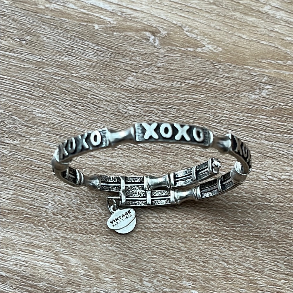 Alex and Ani Silver XOXO Bracelet